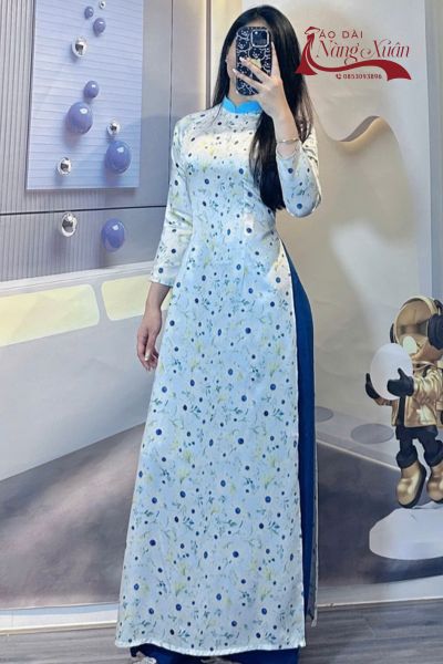 Áo dài cách tân nữ dáng suông thoải mái, hiện đại