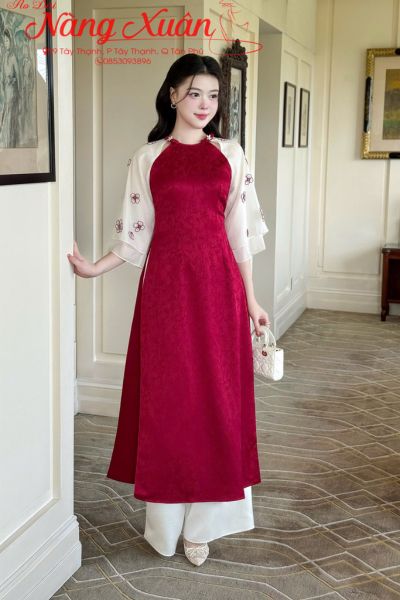 Áo dài cách tân nữ ôm nhẹ quyến rũ, thanh lịch