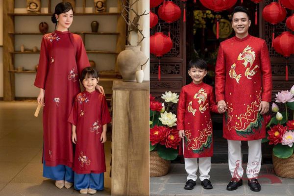 Xu hướng áo dài Tết cho nàng: Mặc đẹp – hợp trend – đón Tết thật rạng rỡ