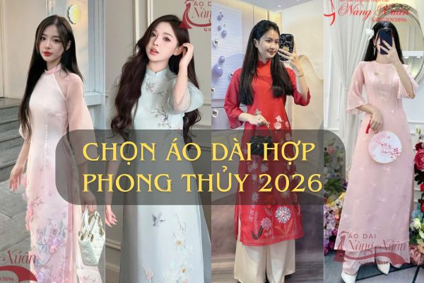 Bộ sưu tập áo dài phong thủy theo ngũ hành