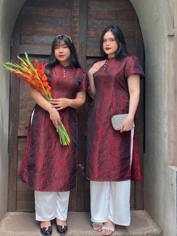màu áo dài cách tân phù hợp cho người mập